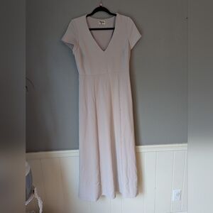 Show Me Your MuMu V-Neck Blush Bridesmaid Dress L Has Been Altered